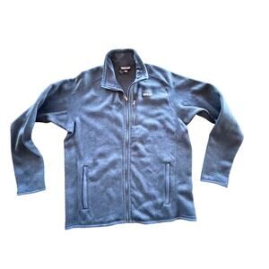 Patagonia Men's Better Sweater Full-Zip Navy Blue Large